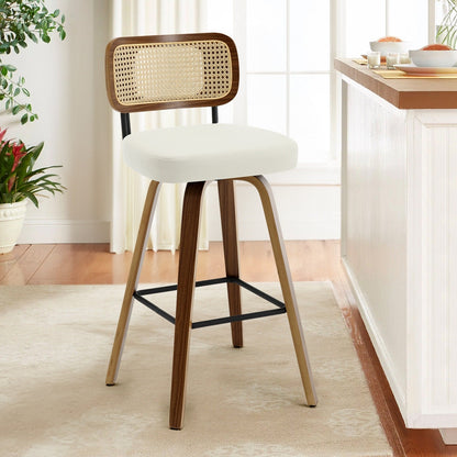26/29 Swivel Bar Stools/ Counter Stools with Bentwood Legs