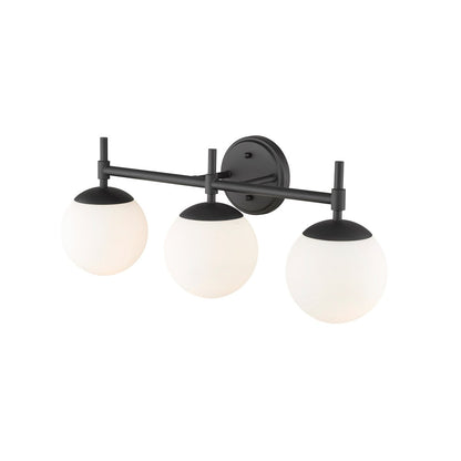 929 Lighting 3 Light Bathroom Vanity Fixture in Multiple Finishes with Opal Glass Shades