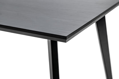 Calder 1.8m Oak Dining Table - Black