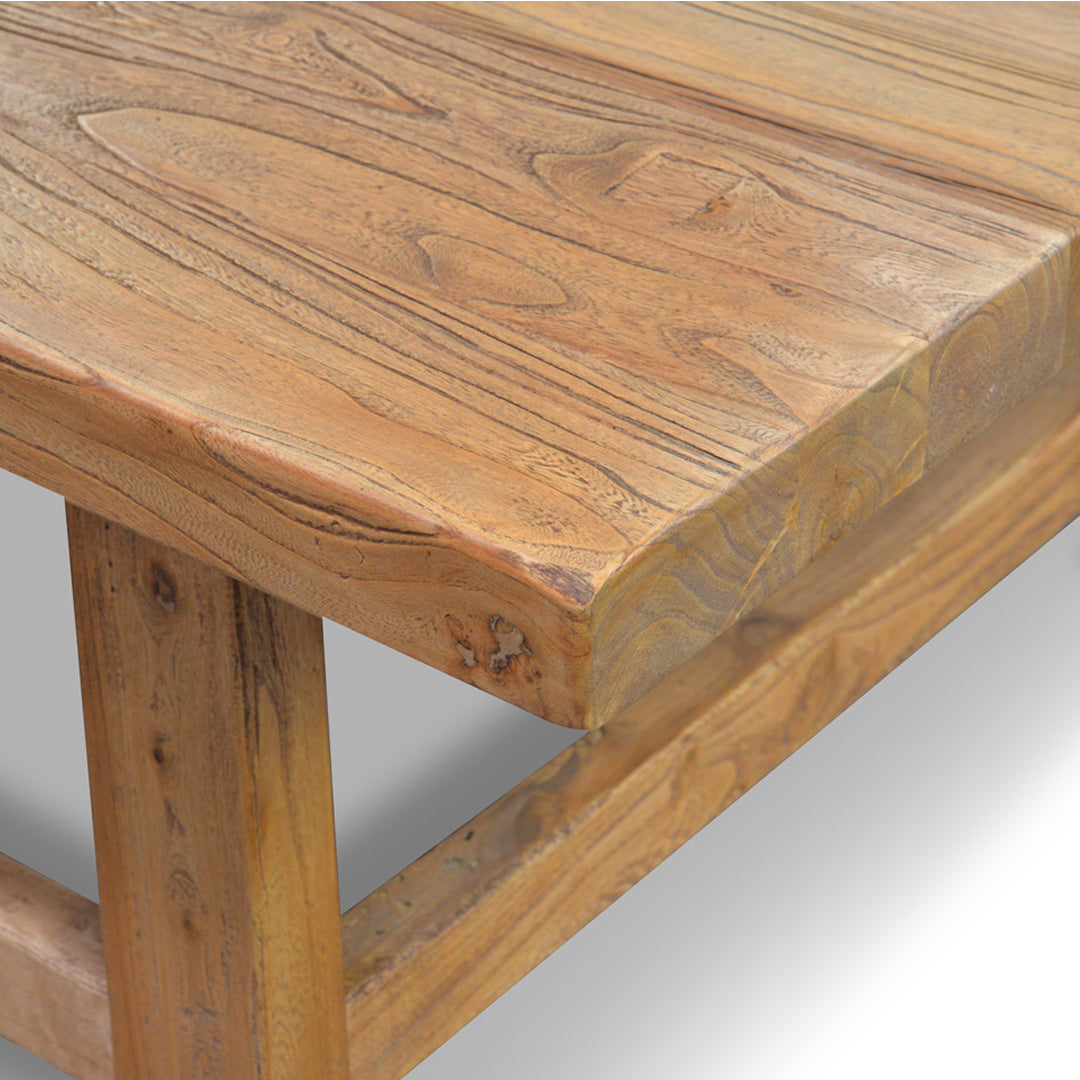 Canova 1.1m Reclaimed Wood Rectangular Coffee Table