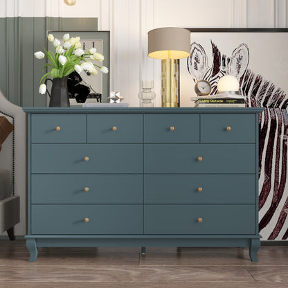55.1 Wide Double Bedroom Dresser with Storage Drawers