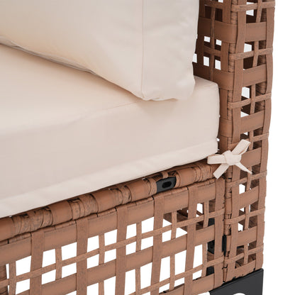 6 - Person Outdoor Sectional Seating Group with Cushions