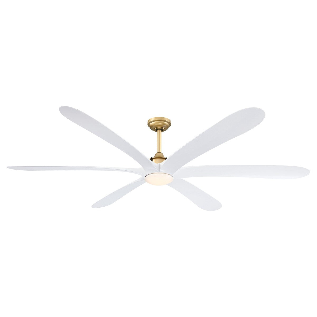 72-inch Driftwood 6-Blade Large DC Ceiling Fan with Light and Remote