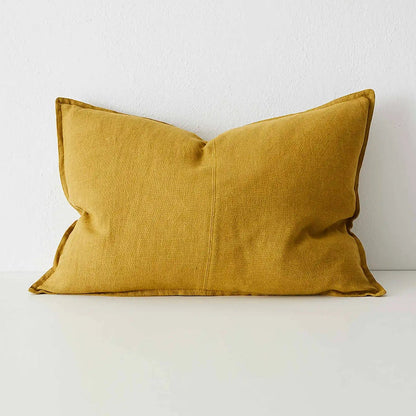 Como Linen Stonewashed Vintage Look Lumbar Cushion