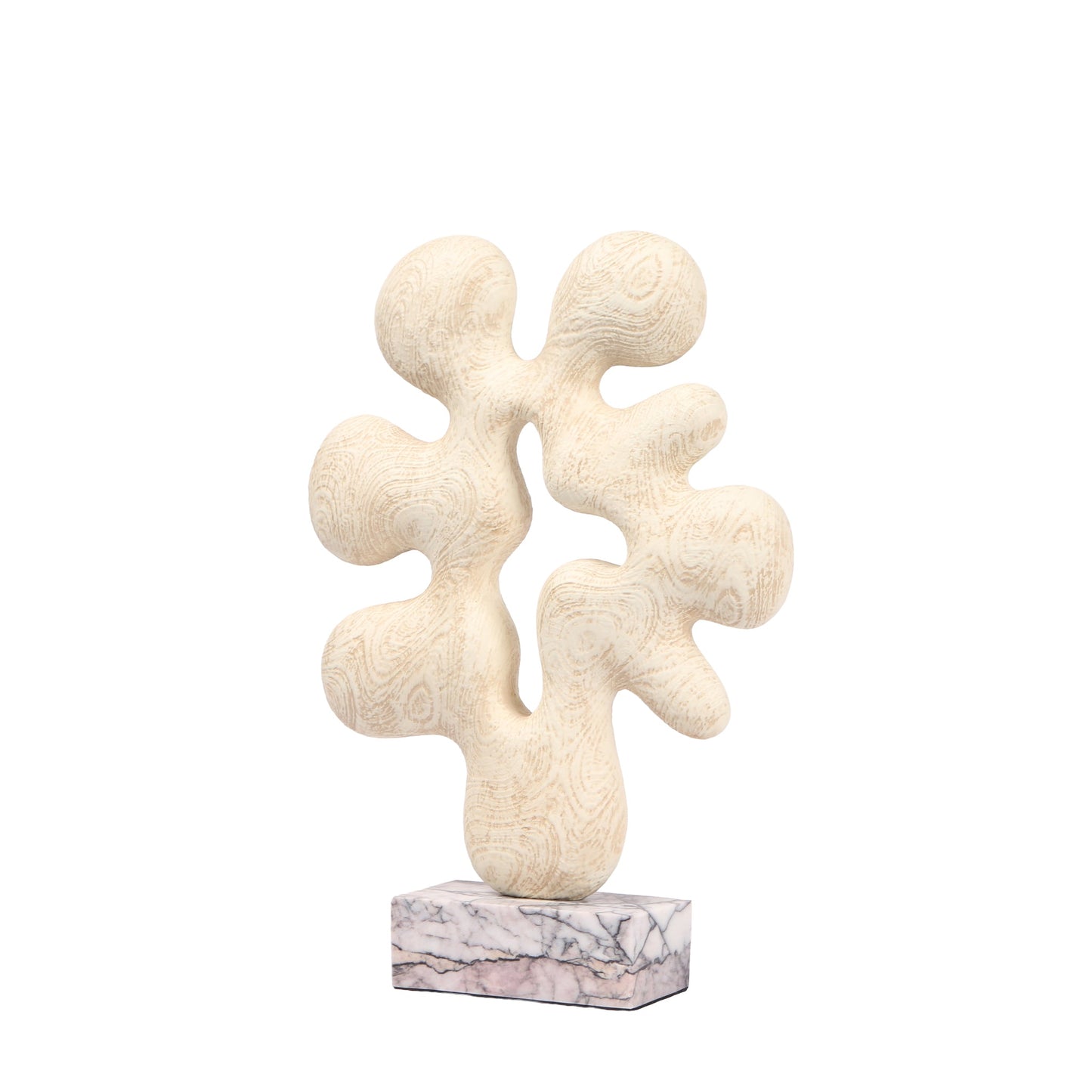 Auralith Organic Desktop Sculpture - Beige