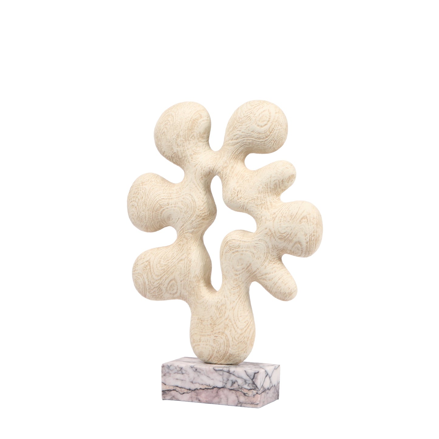 Auralith Organic Desktop Sculpture - Beige