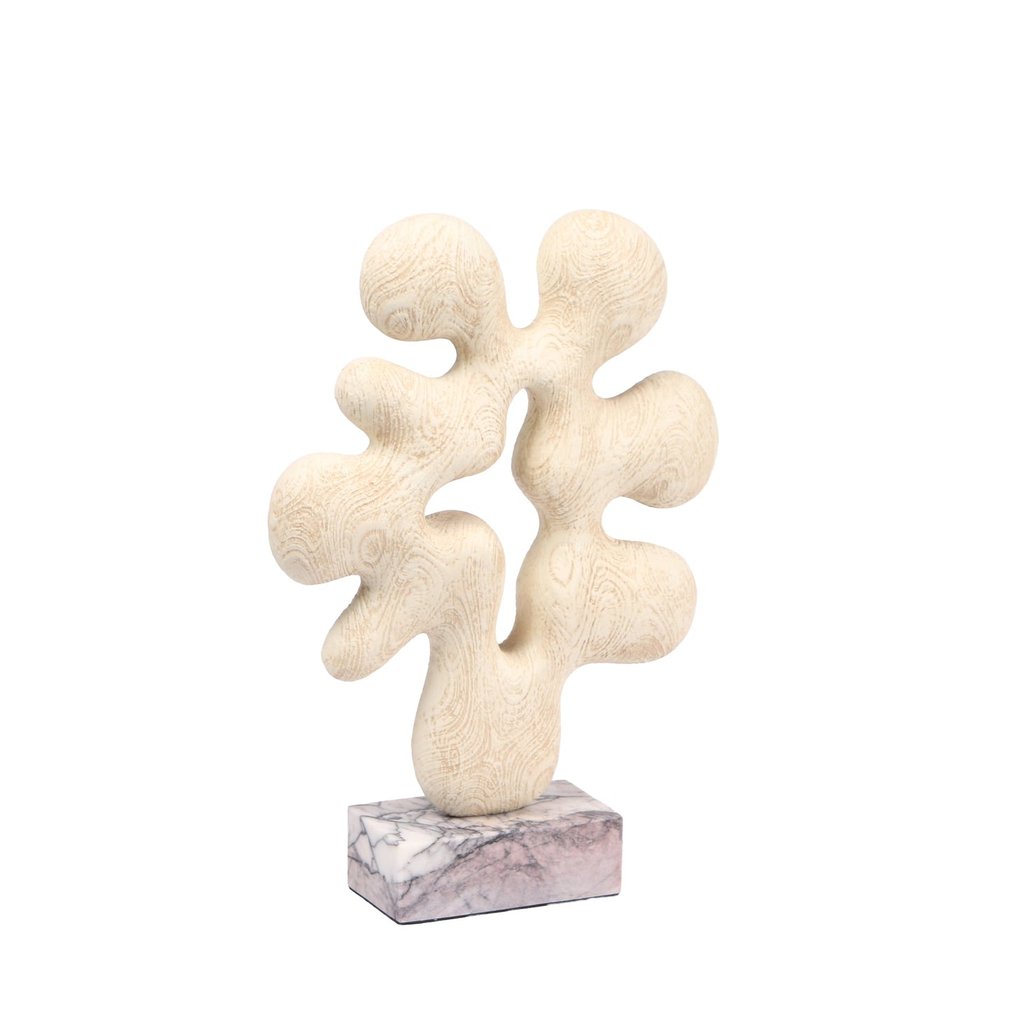 Auralith Organic Desktop Sculpture - Beige