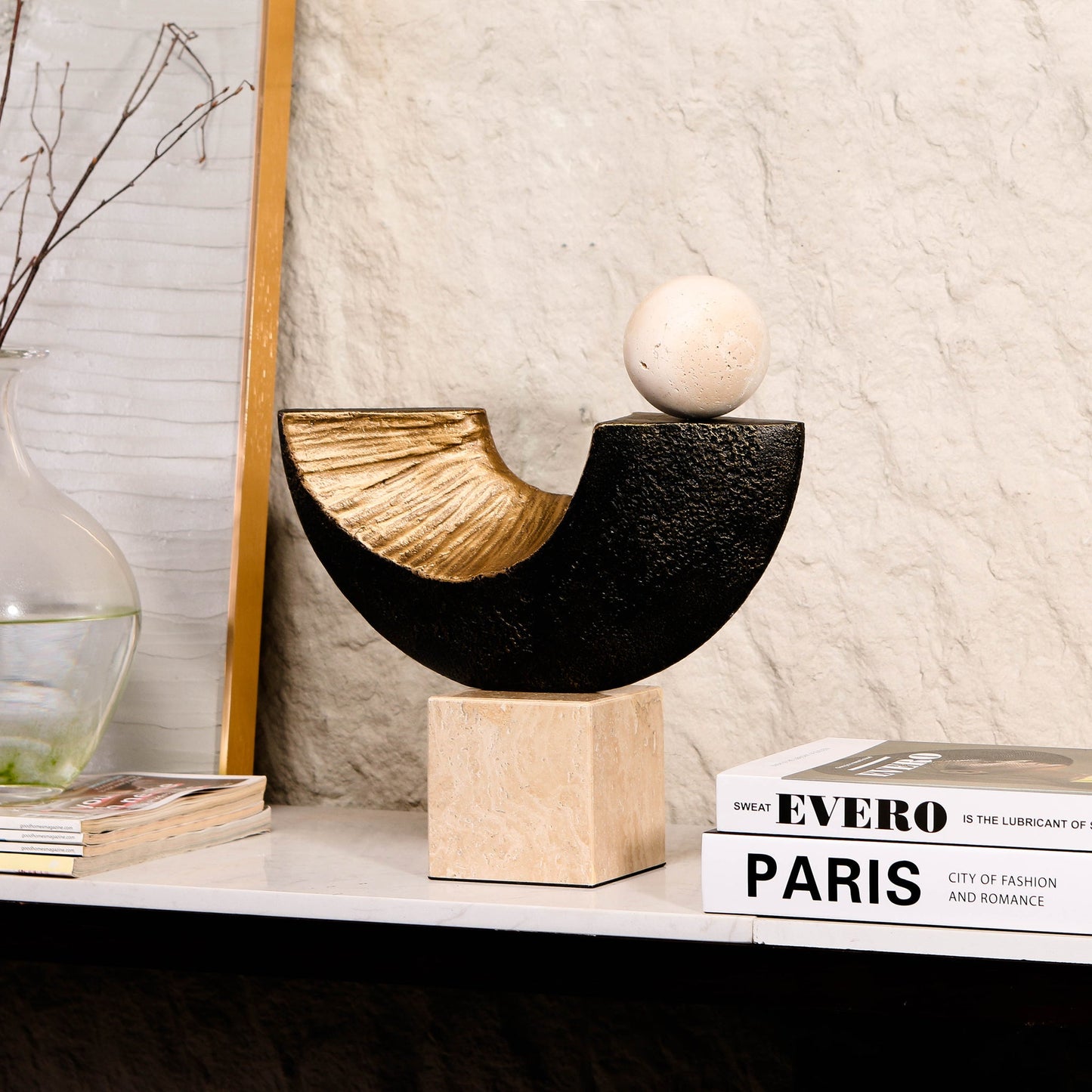 Bruni Balance Sculpture - Dark Bronze