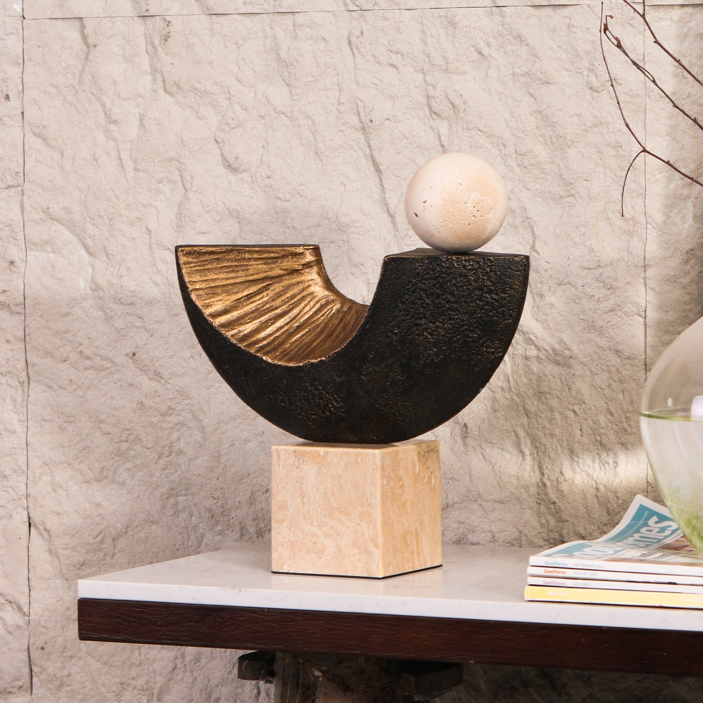 Bruni Balance Sculpture - Dark Bronze