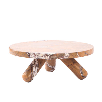 Bruni Marble Tray - Rainforest Brown