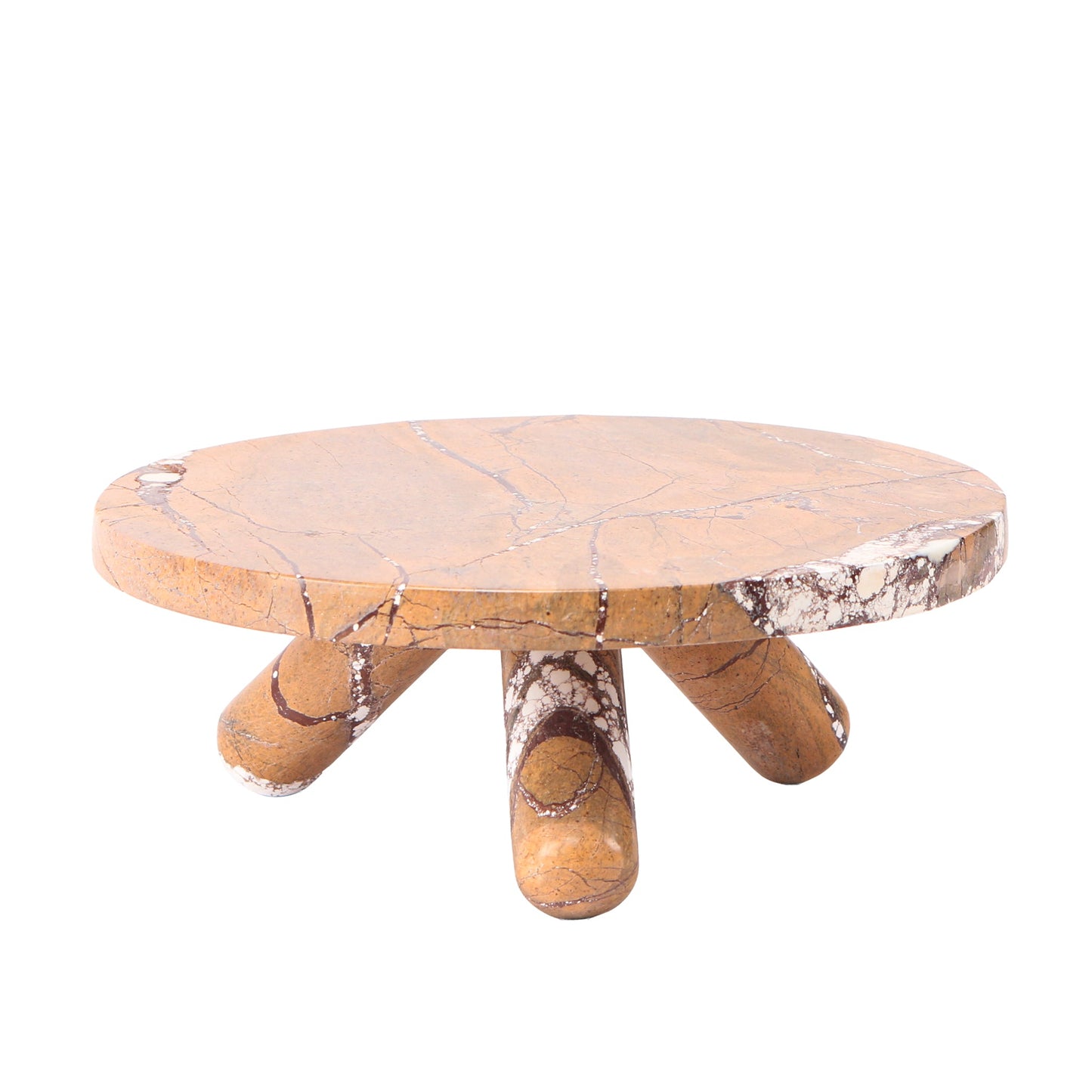 Bruni Marble Tray - Rainforest Brown