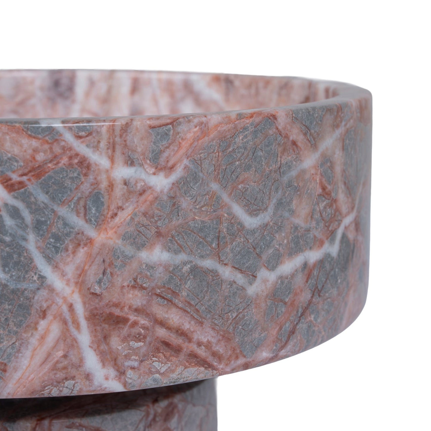 Ardena Round Marble Tray - Multicolor