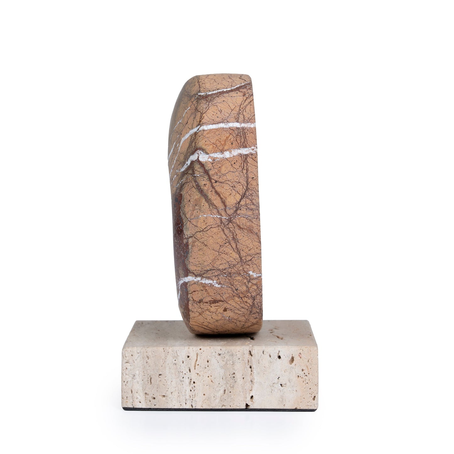 Arin Halo Marble Sculpture - Coffee