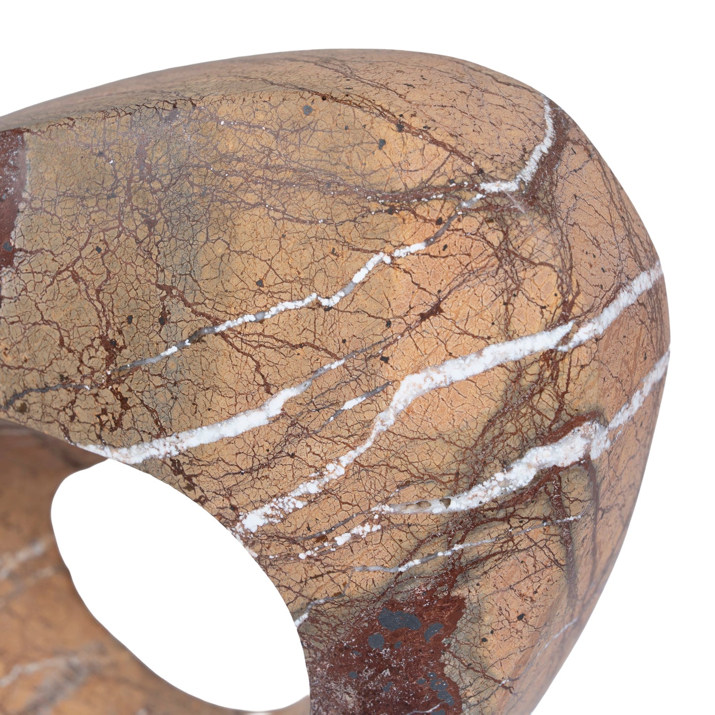 Arin Halo Marble Sculpture - Coffee