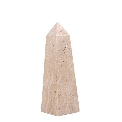Bravon Obelisks Large Sculpture - Beige