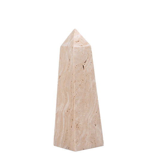 Bravon Obelisks Large Sculpture - Beige