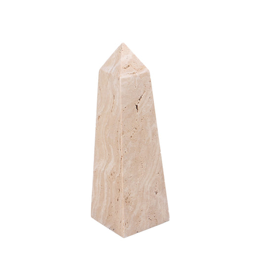 Bravon Obelisks Large Sculpture - Beige