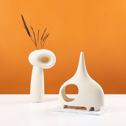 Brina Single Eye Ceramic Sculpture