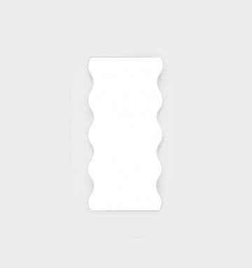 Artemis 165cm Wave Mirror - White