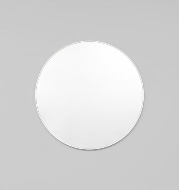 Bjorn 100cm Round Mirror - White