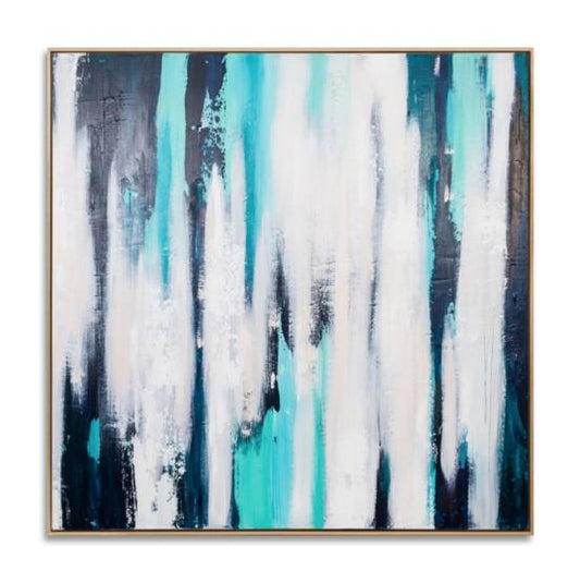 Burnley I Large Hand Painted Abstract Canvas