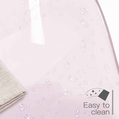 Acrylic Swivel adjustable height Armless Home office Rolling Chair