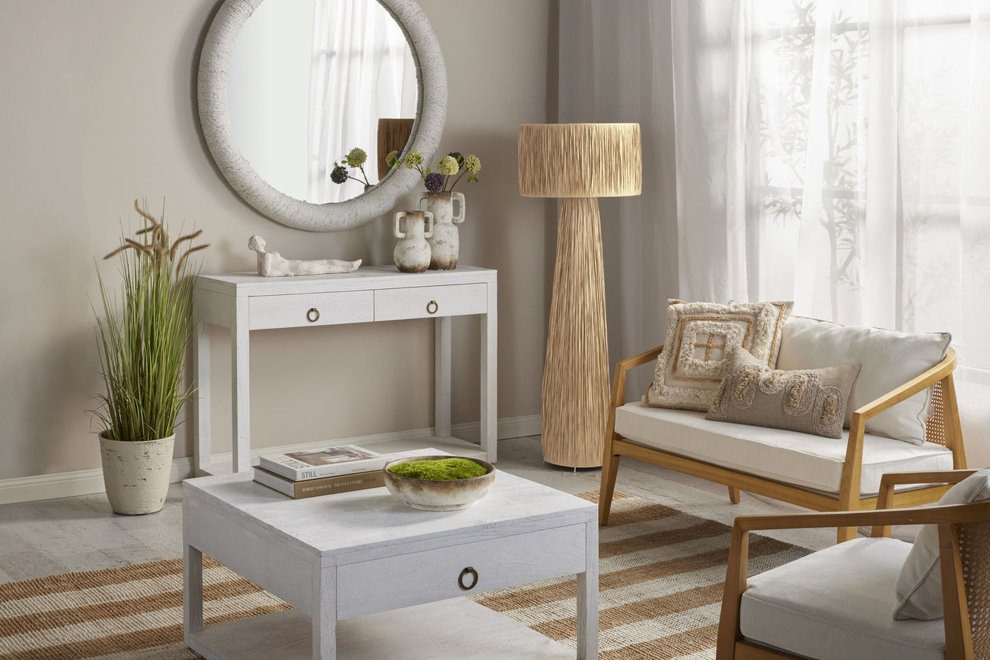 Aiffar Floor Lamp - Natural