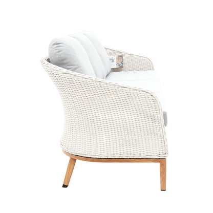 Albert 5pcs Outdoor Lounge Set - White Wicker