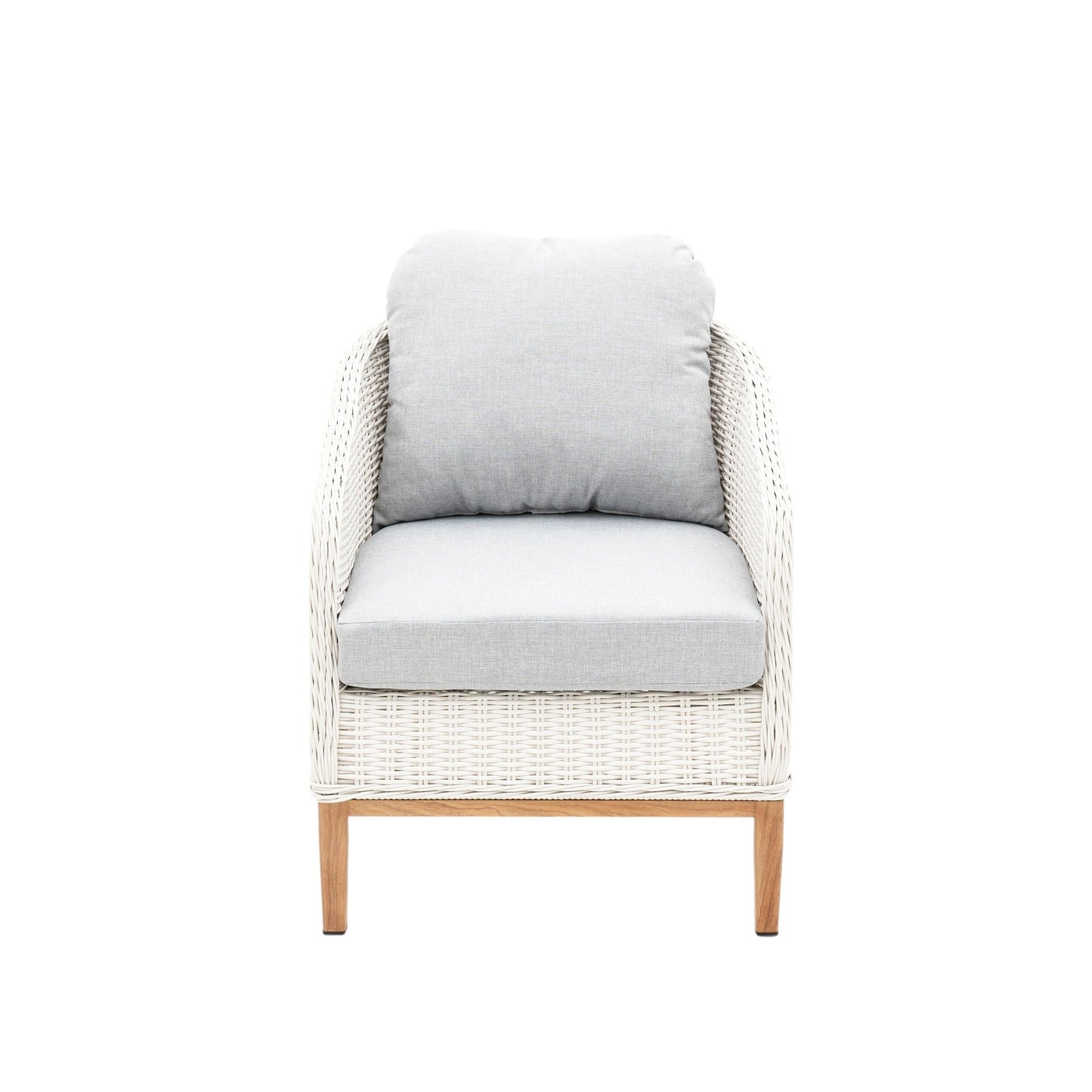 Albert 5pcs Outdoor Lounge Set - White Wicker