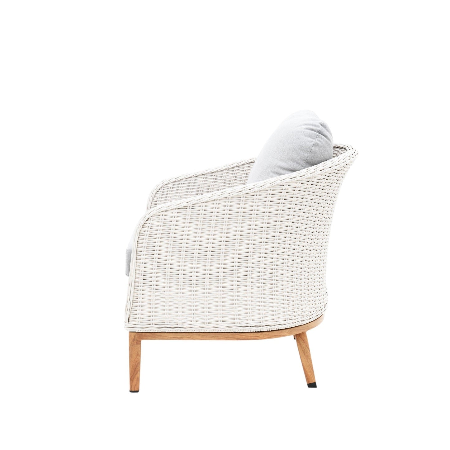 Albert 5pcs Outdoor Lounge Set - White Wicker