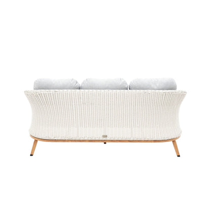 Albert 5pcs Outdoor Lounge Set - White Wicker