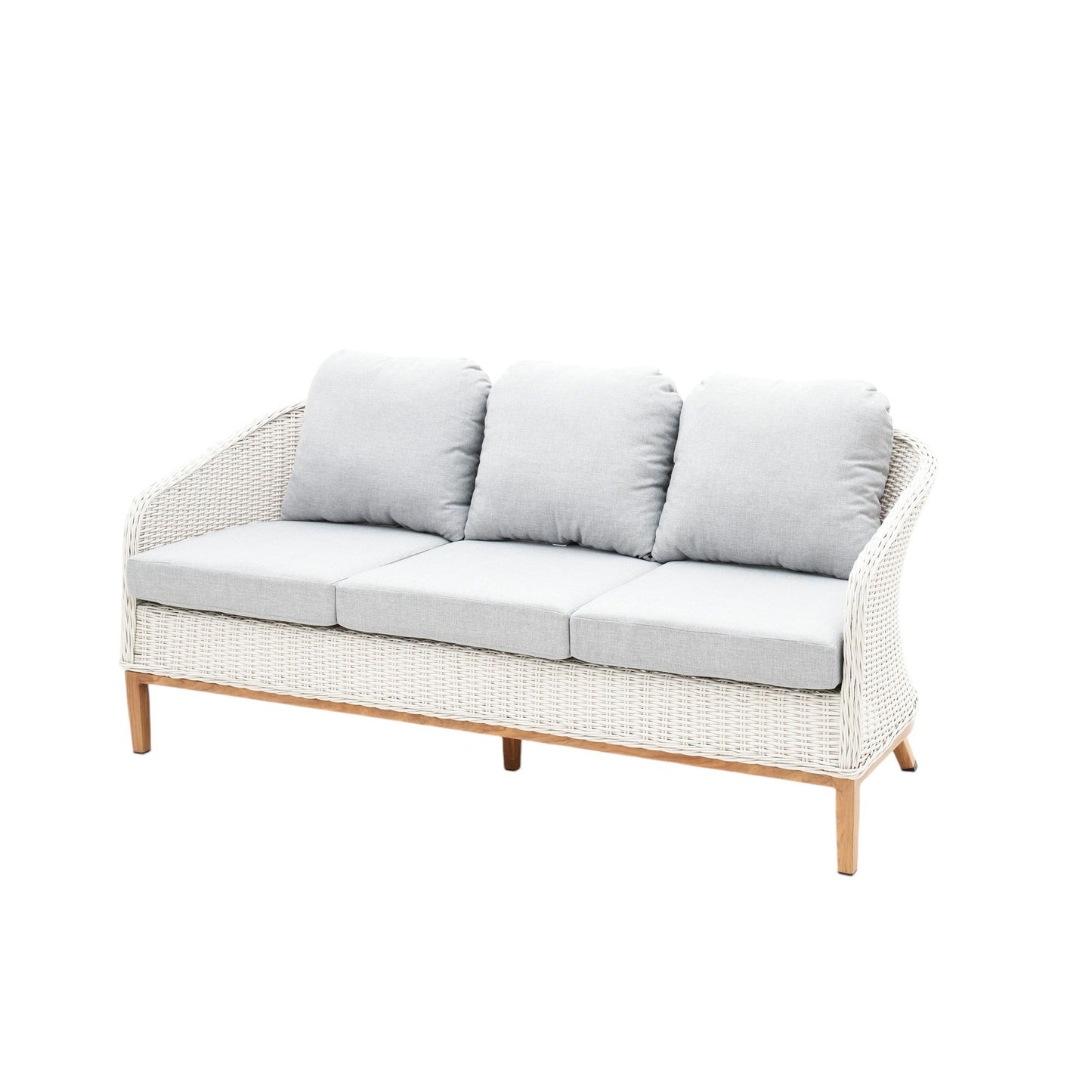 Albert 5pcs Outdoor Lounge Set - White Wicker