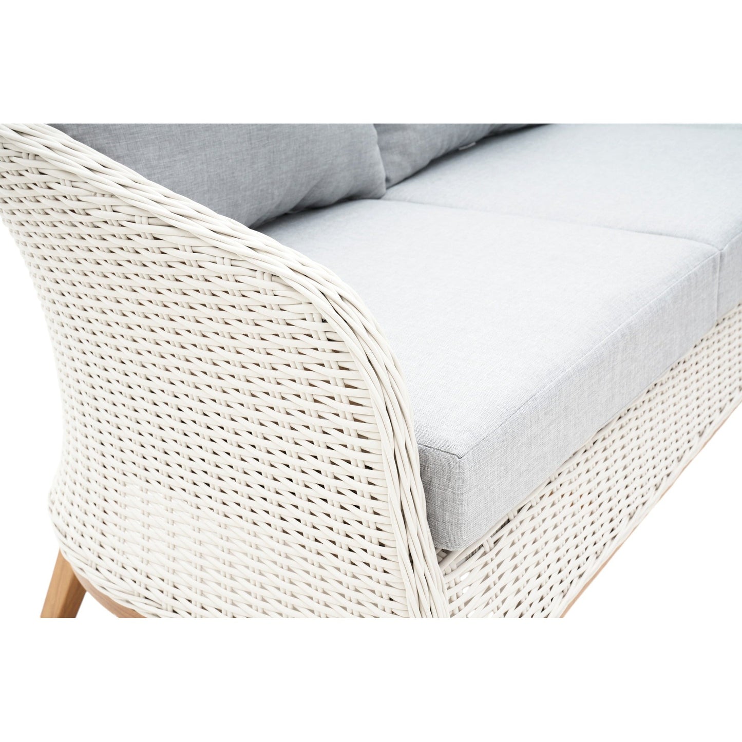 Albert 5pcs Outdoor Lounge Set - White Wicker