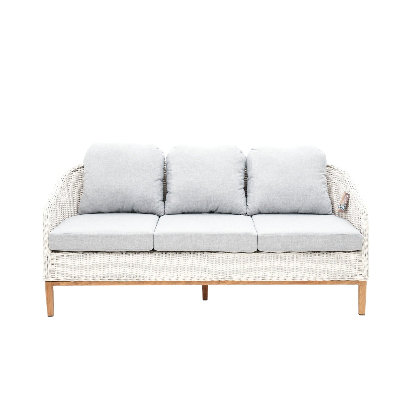 Albert 5pcs Outdoor Lounge Set - White Wicker