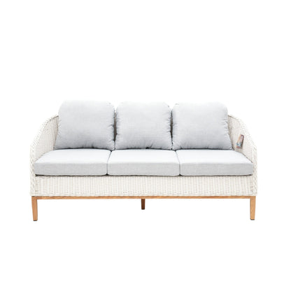 Albert 5pcs Outdoor Lounge Set - White Wicker