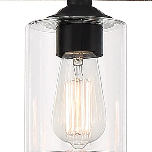 Allegray 52in Farmhouse 7-light Linear Chandelier Rectangle Kitchen Island Pendant