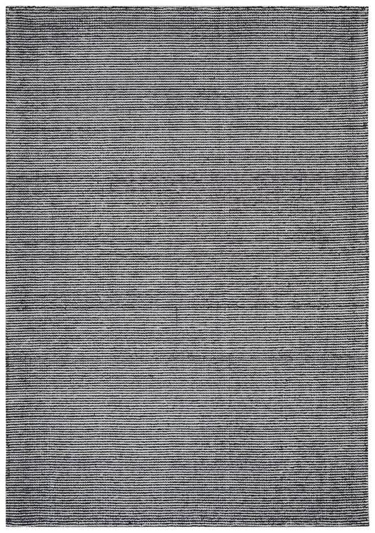 Allu 225cm x 155cm Hand Loomed Rug - Black
