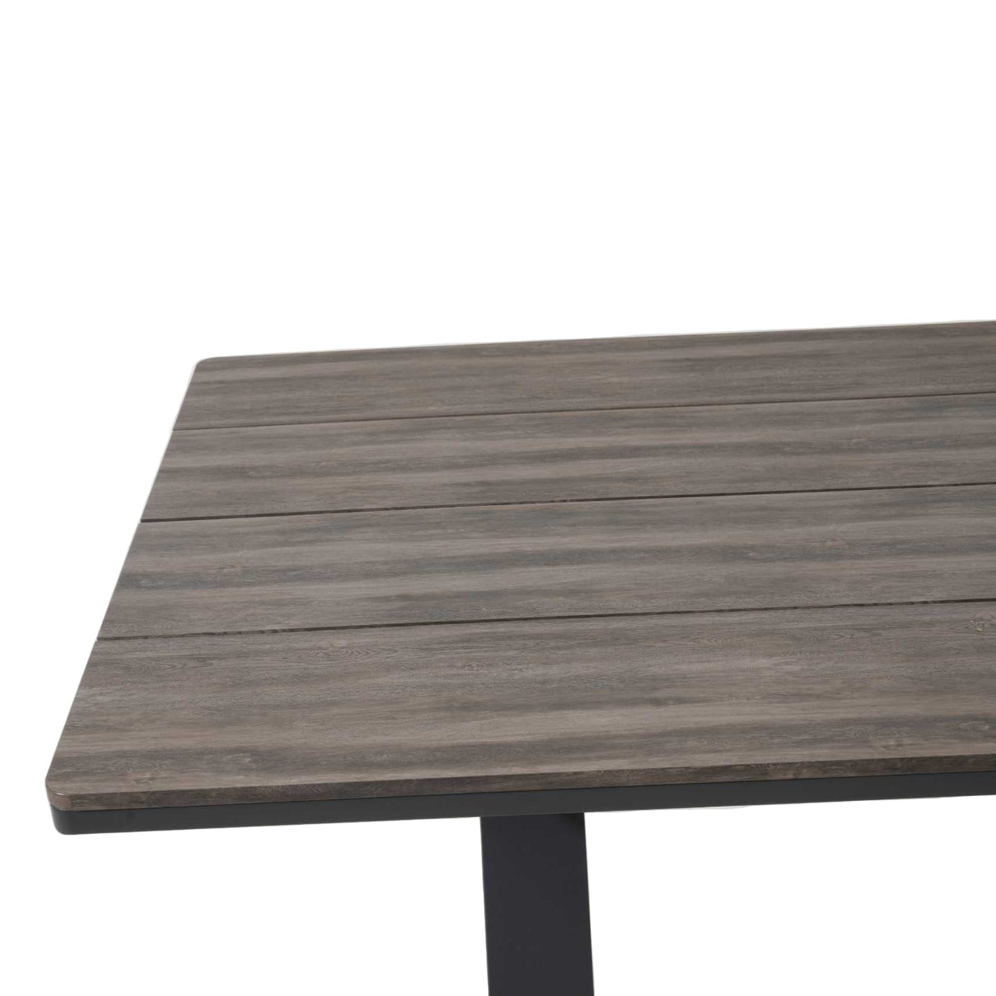 Altona Walnut Outdoor Dining Table - Grey Legs