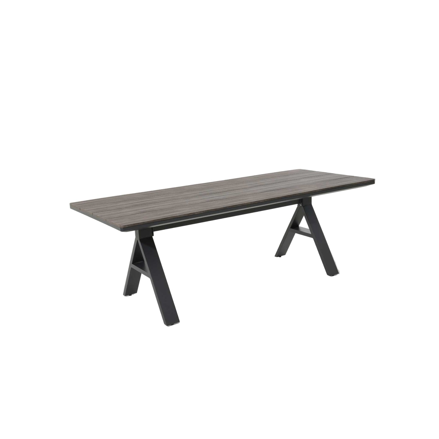 Altona Walnut Outdoor Dining Table - Grey Legs