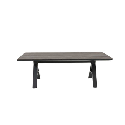 Altona Walnut Outdoor Dining Table - Grey Legs