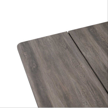 Altona Walnut Outdoor Dining Table - Grey Legs