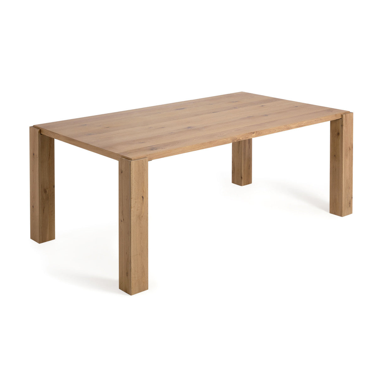 Arina 200cm x 100cm Wooden Dining Table - Natural
