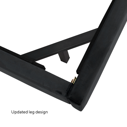 Carolina King Bed Frame - Black Velvet - Last One