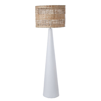 Aun Floor Lamp - Natural & White