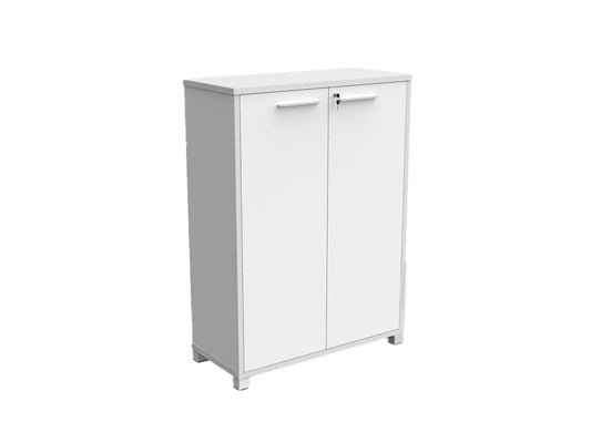 Axis 3 Shelves Cupboard Storage Cabinet - White