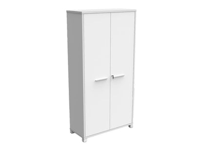 Axis 5 Shelves Cupboard Storage Cabinet - White