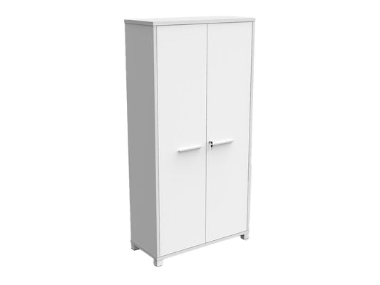 Axis 5 Shelves Cupboard Storage Cabinet - White