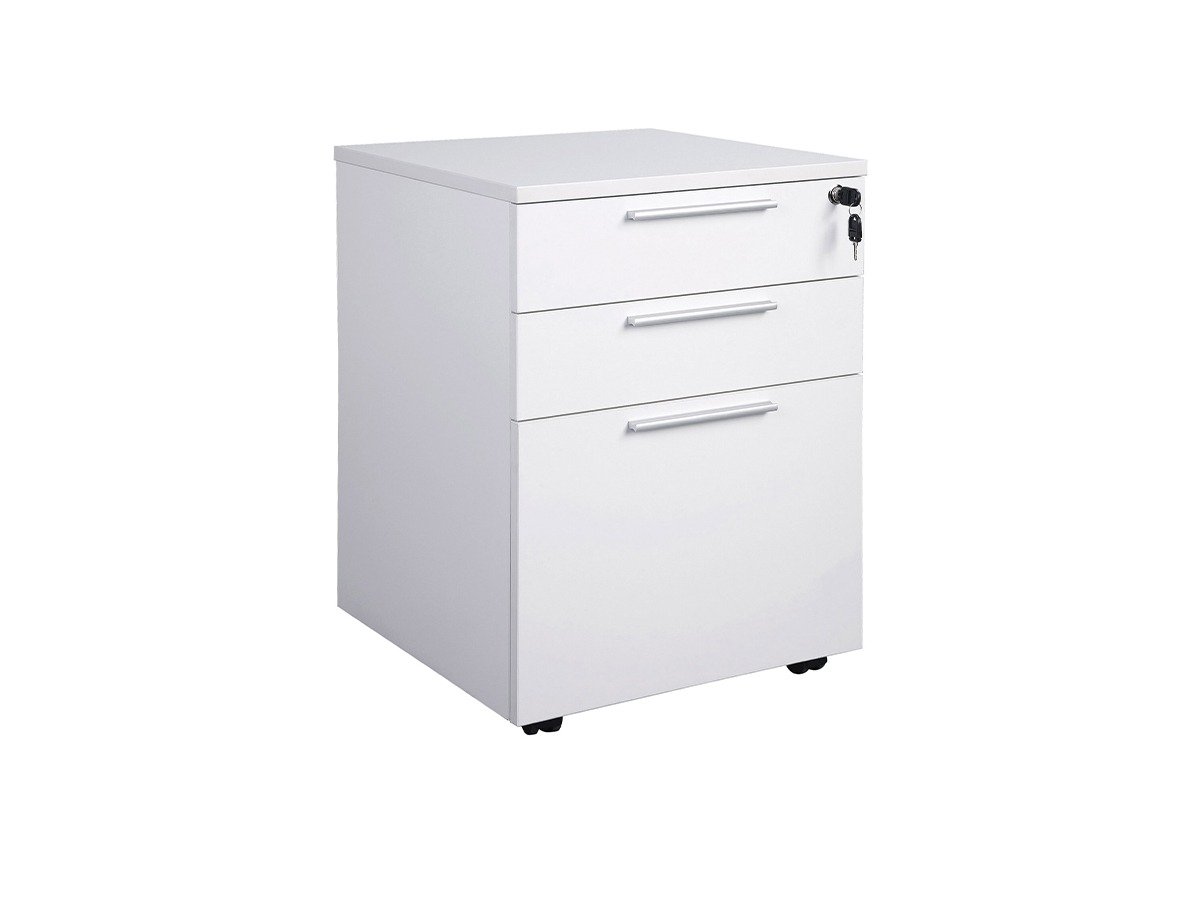 Axis Mobile Pedestal - White