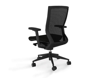 Balance Project Executive Mesh Ergonomic Office Chair with Arms - Black