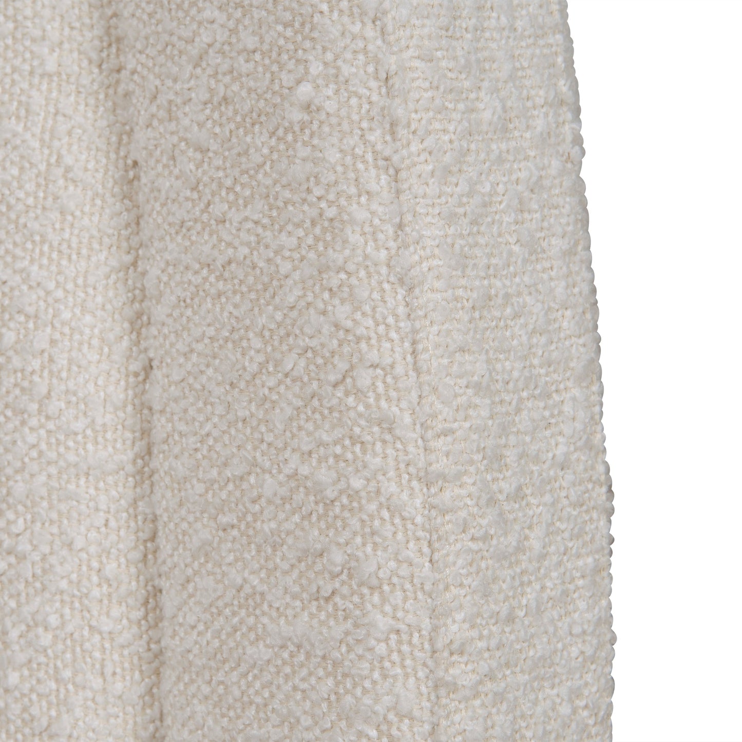 Antoni King Bed Frame - Antique White Boucle with Storage